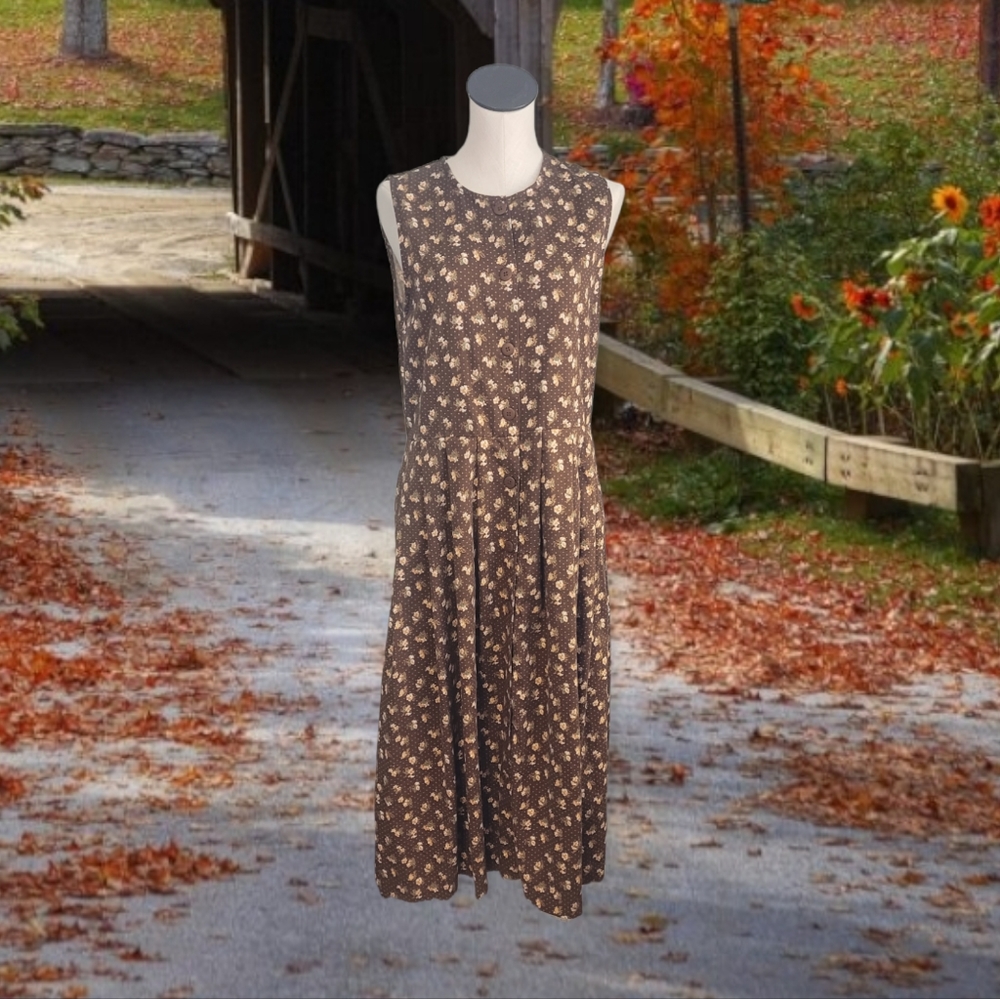 Vintage 80s Floral Penafore